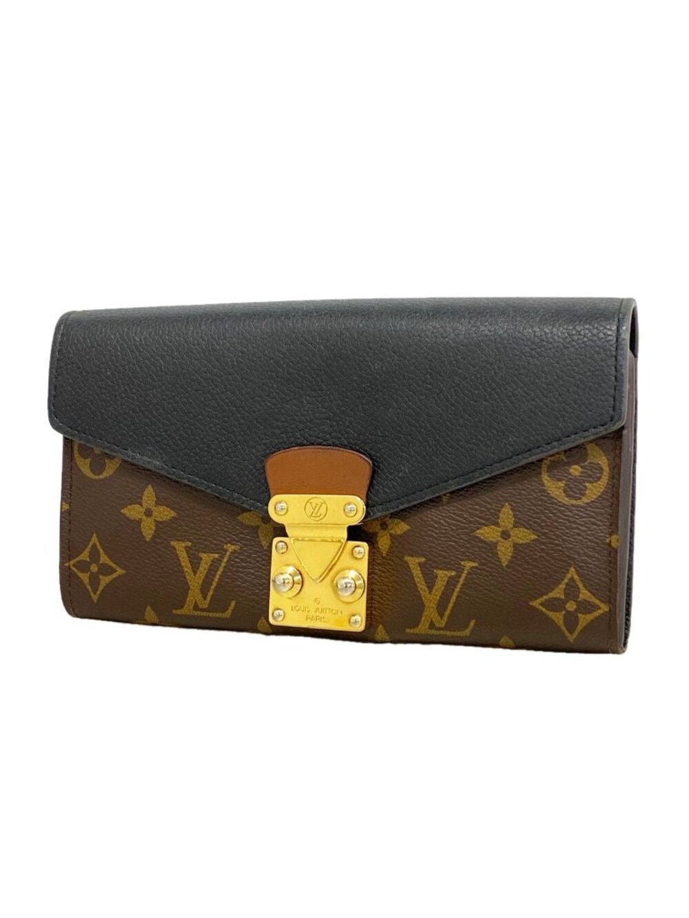 Louis Vuitton Wallet Monogram Portefeuille Pallas Noir